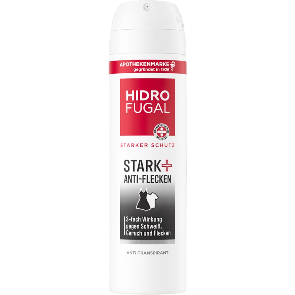 Hidrofugal Anti-transpirant spray Stark+ Anti-taches (150 ml)
