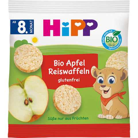 HiPP Snack pour bébé galettes de riz à la pomme (dès le 8e mois) (30 g)