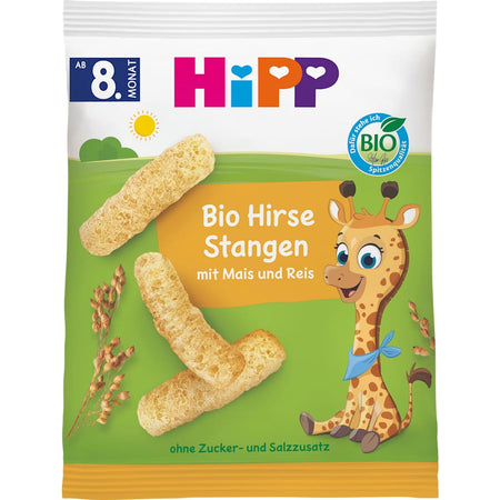 HiPP bâtonnets de millet pour bébé dès le 8ème mois (30 g)