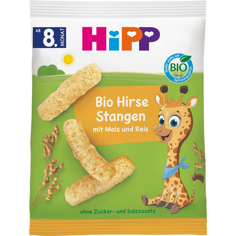 HiPP bâtonnets de millet pour bébé dès le 8ème mois (30 g)