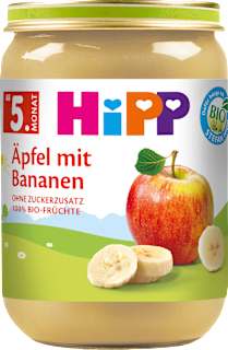 HiPP Fruits pommes et bananes, dès 5 mois (190 g)