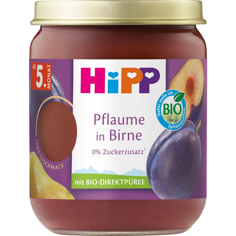 HiPP Premium Fruits Plum and Pear from 5 months (160 g)