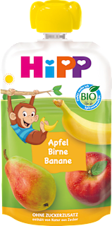 HiPP Hippis gourde de fruits pomme-poire-banane dès 1 an (100 g)