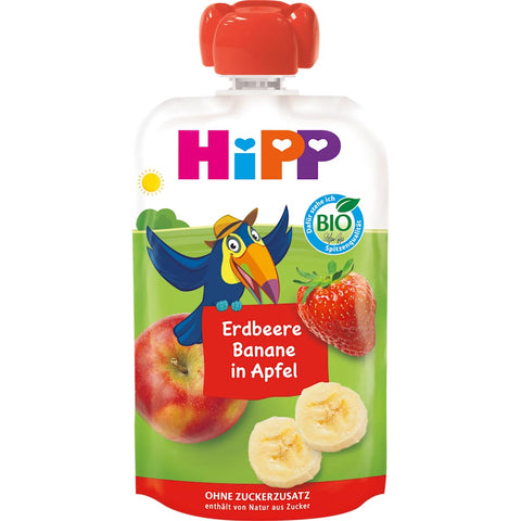 HiPP Hippis compote fraise-banane dans pomme dès 1 an (100 g)