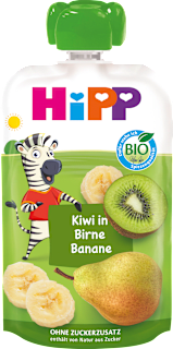HiPP Quetschie Kiwi, poire et banane dès 1 an (100 g)