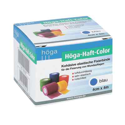 Höga Haft-Color bandage 4 cm x 4 m blue (1 piece)