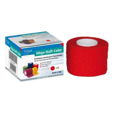 Höga-haft Color bande de fixation rouge 4 cm x 4 m (1 pièce)