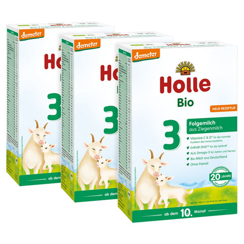 Holle Organic Follow-on Milk 3 Goat Milk-based (3 × 400 g)