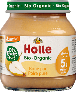 Holle Fruits poire pure dès le 5ème mois (125 g)
