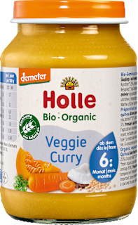 Holle Menu Veggie Curry au quinoa dès le 6ème mois (190 g)