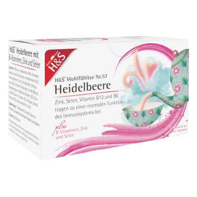 H&S Tisane myrtille aux vitamines B, zinc et sélénium (20 sachets de 2,5 g)