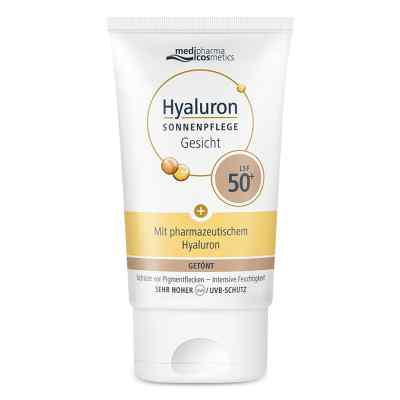 Medipharma Cosmetics Hyaluron soin solaire visage FPS 50+ teinté (50 ml)
