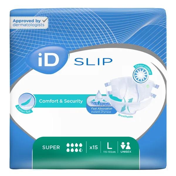 iD slip Super L changes complets taille 115-155 cm, 7,5 gouttes