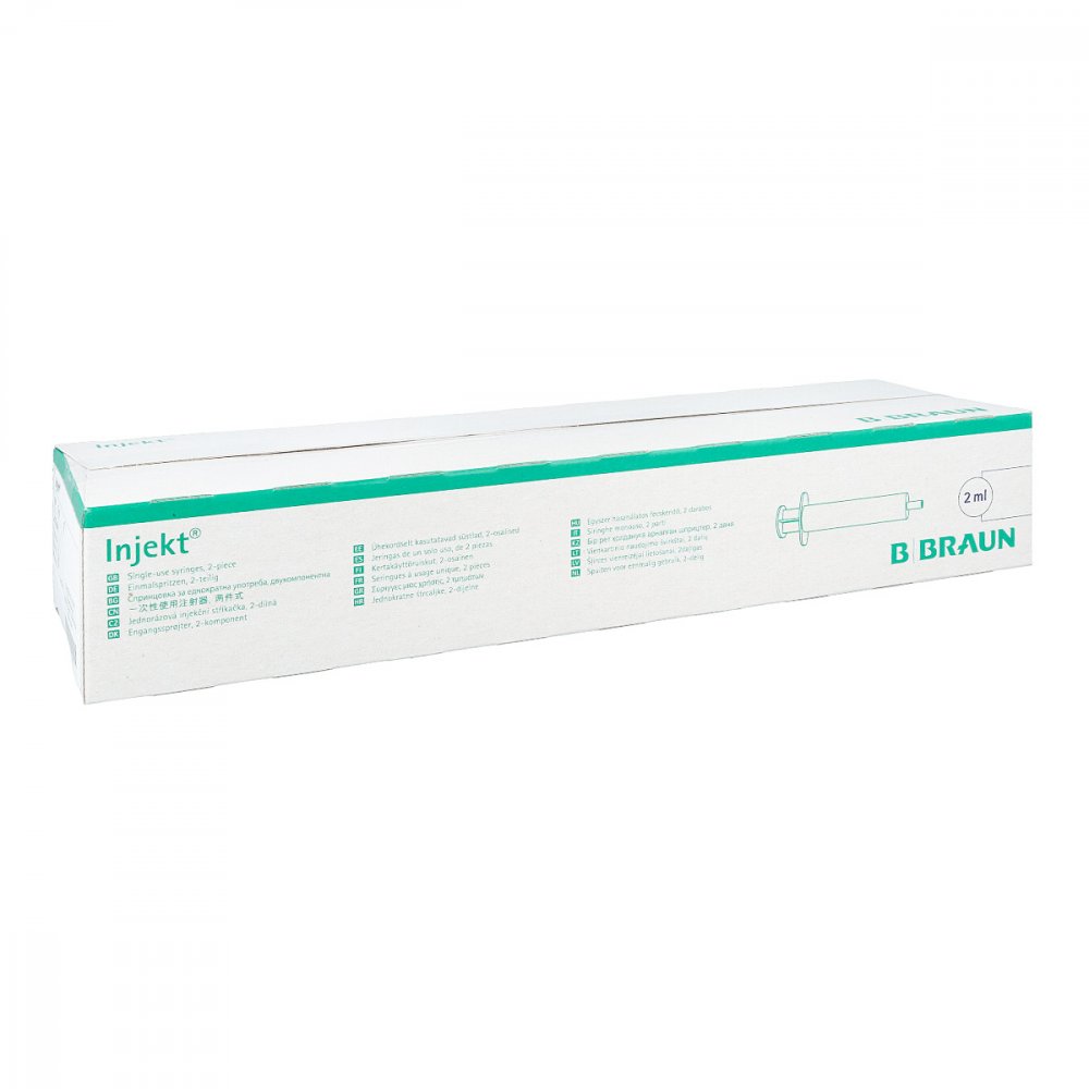 actiPart GmbH Injekt seringues 2 ml avec cône Luer central (100 pièces)