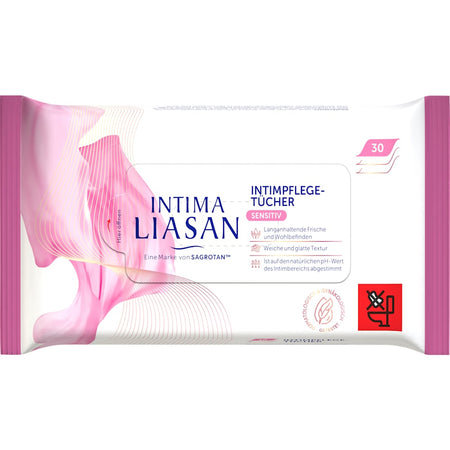 INTIMA LIASAN Lingettes intimes Sensitive (30 pièces)