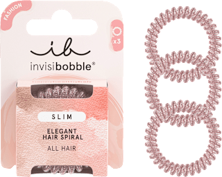 invisibobble élastique à cheveux Slim Pink Monocle (3 pièces)