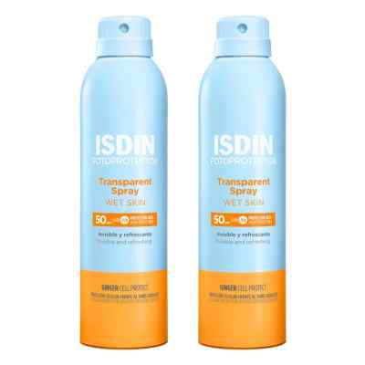 ISDIN Fotoprotector spray peau humide SPF 50 (2x250 ml)