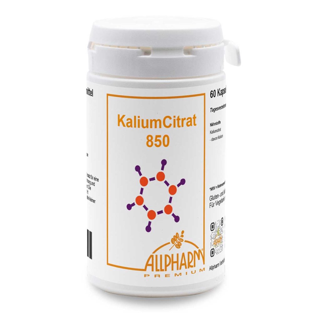 ALLPHARM citrate de potassium 850 gélules (60 pièces)