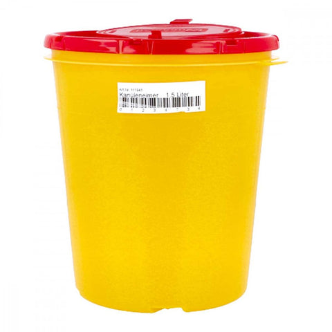 Brinkmann Cannula bucket 1.5 l yellow (1 piece)