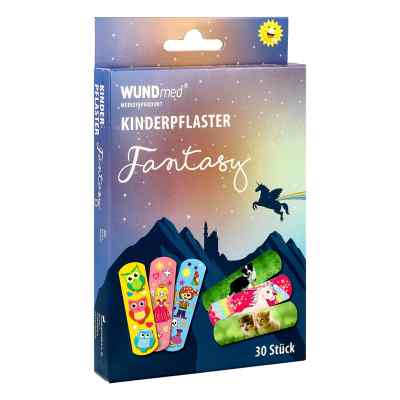 WUNDmed Pansements pour enfants Fantasy (30 pièces)