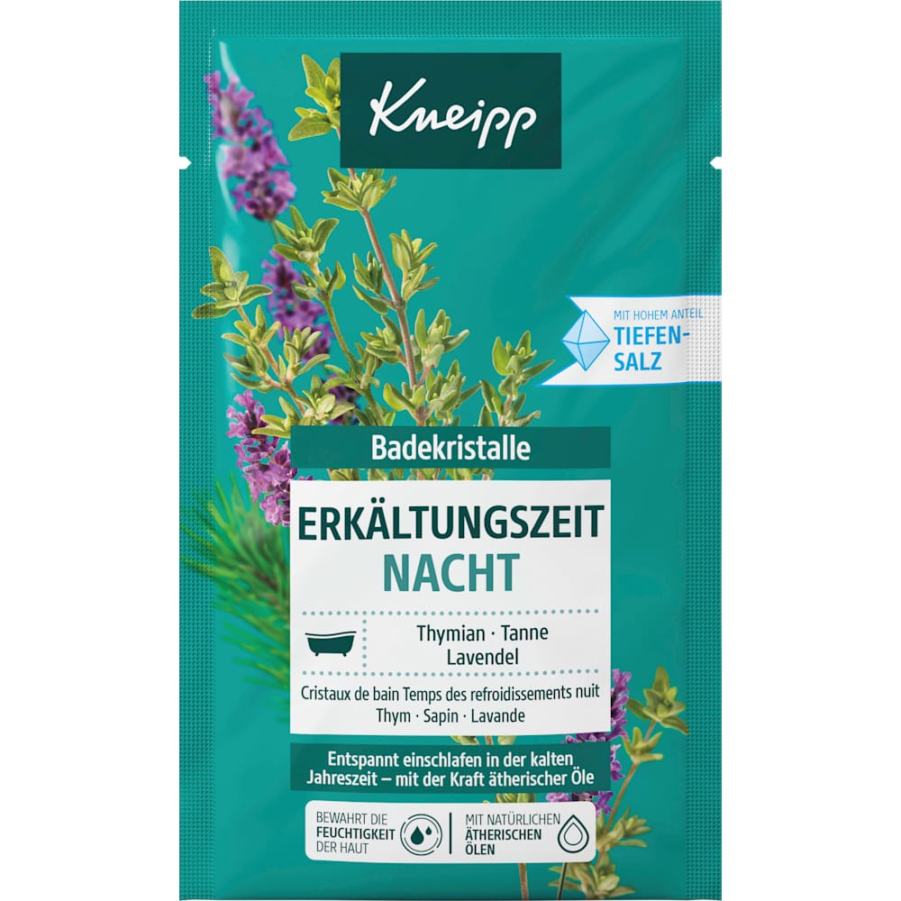 Kneipp sel de bain nuit période de rhume (60 g)