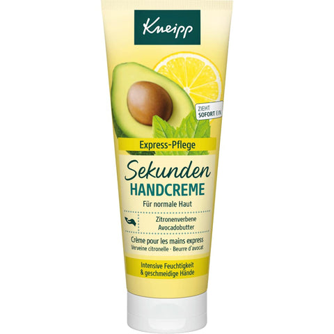Kneipp Sekunden hand cream verbena and avocado butter (75 ml)