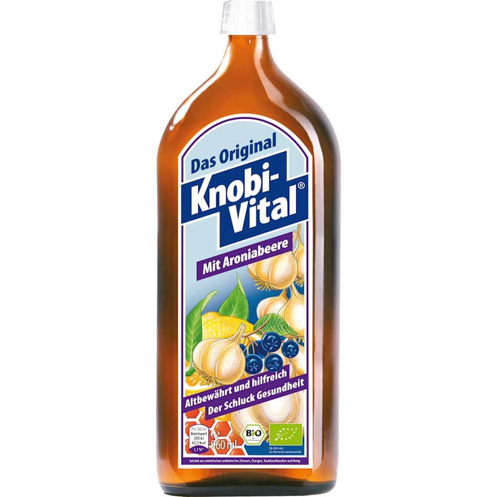Knobi-Vital jus d'ail à l'aronia (0,96 l)