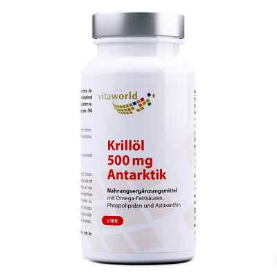 Vita World Huile de krill antarctique 500 mg gélules (100 pièces)