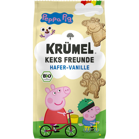 KRÜMEL Peppa Pig Oat-Vanilla Children's Biscuits from 3 years (125 g)