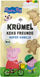 KRÜMEL Biscuits pour enfants Peppa Pig Avoine-Vanille dès 3 ans (125 g)