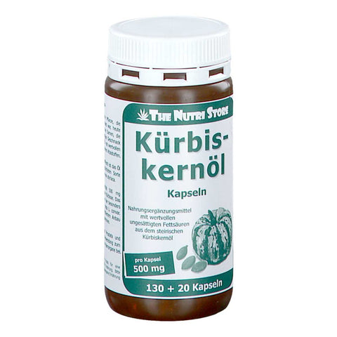 Hirundo Products Pumpkin Seed Oil 500 mg capsules (130 capsules)