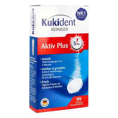 Kukident Aktiv Plus comprimés (99 pièces)