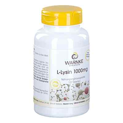L-lysine 1000 mg comprimés (100 pièces)