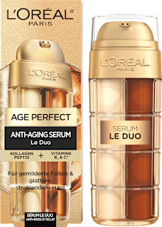L'Oréal Paris Le Duo sérum visage anti-âge au collagène peptide, vitamine B3 et C (30 ml)