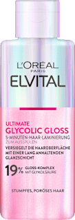 L'ORÉAL PARiS ELVITAL Soin capillaire Glycolic Gloss, laminage capillaire 5 minutes (200 ml)