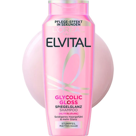 L'ORÉAL PARiS ELVITAL Shampooing Glycolic Gloss éclat miroir (250 ml)