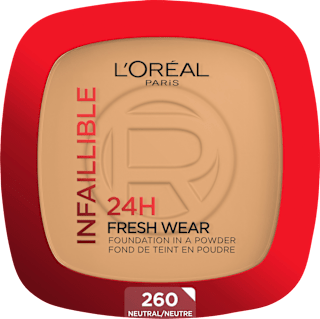 L'Oréal Paris Infaillible 24H Fresh Wear poudre fond de teint 260 Golden Sun (9 g)