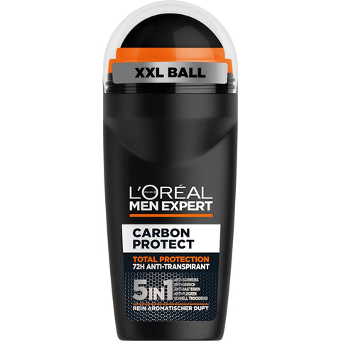 L'ORÉAL PARiS MEN EXPERT Antitranspirant déodorant roll-on Carbon Protect 5in1 (50 ml)