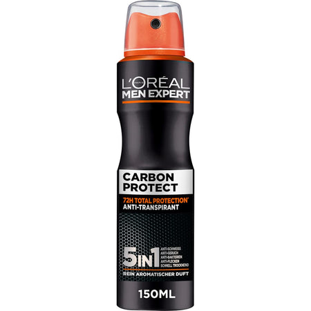L'Oréal Paris Men Expert Spray déodorant antitranspirant Carbon Protect 5in1 (150 ml)
