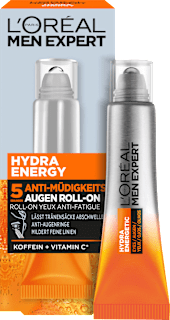 L'ORÉAL PARiS MEN EXPERT Roll-on yeux Hydra Energy, caféine + vitamine C (10 ml)