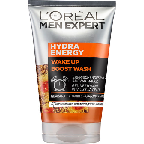 L'ORÉAL PARiS MEN EXPERT Hydra Energy Wake Up Boost Wash gel nettoyant (100 ml)