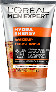 L'ORÉAL PARiS MEN EXPERT Hydra Energy Wake Up Boost Wash gel nettoyant (100 ml)