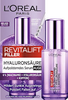 L'Oréal Paris Revitalift Filler Hyaluron + Caféine sérum contour des yeux (20 ml)