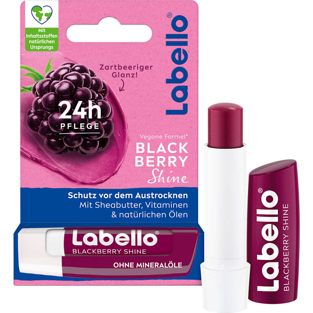 Labello Blackberry Shine baume à lèvres (4,8 g)