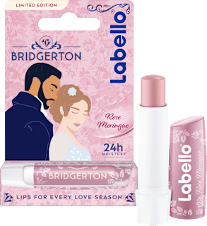 Labello Soin des lèvres Bridgerton Daphne & Simon Rose Meringue, 4,8 g