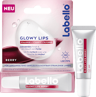 Labello Glowy Lips Berry soin des lèvres LSF30 (10 ml)