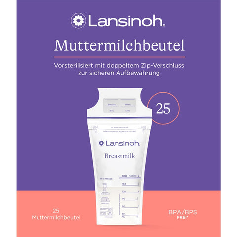 Lansinoh breast milk storage bags (25 count)