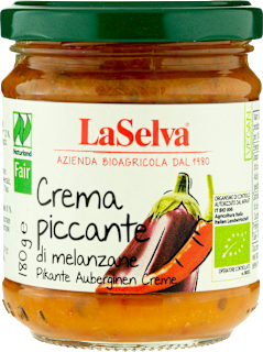 LaSelva tartinade de légumes à l'aubergine, épicée (180 g)