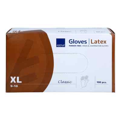 ABENA GmbH Gants en latex Classique non stérile sans poudre XL naturel (100 pièces)