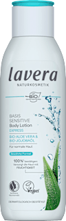 lavera NATURKOSMETIK Lait pour le corps Basis Sensitiv Express (250 ml)